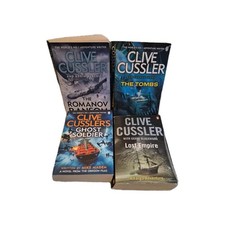 Clive Cussler x4  Paperback