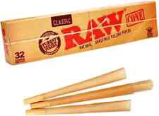RAW Classic King Size Cones Mega Pack 32 Cones PreRolled Rolling Papers