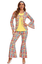 Saturday Night Fever Costume 70s White Suit Hippie Dancer Trousers 2XL XXL Lady