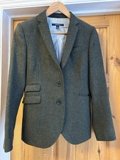 Gant Women’s Wool Tweed Blazer Green Size 10