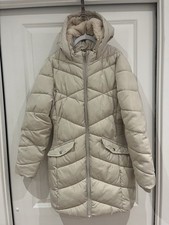 Girls Cream Winter Coat