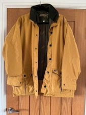 Vintage Musto Country Coat Jacket Size 14  Mustard Gore-tex Waterproof Outdoor