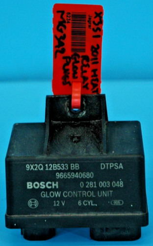 Glow plugs control jaguar - plugs,