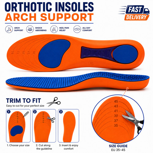 Orthotic insoles arch - arch, support