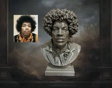 Jimi hendrix bust statue - bust,