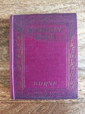 Burns Birthday Book *Vintage"