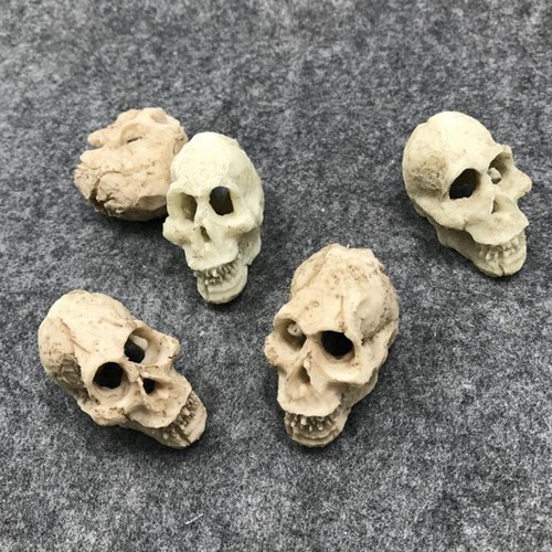 2pcs reusable resin skull - 2pcs,