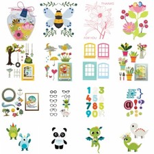 Animals Flowers Alphabet Metal