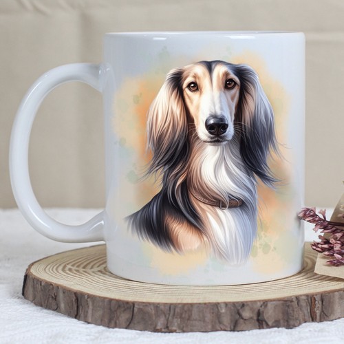 Pet dog mug watercolour - dog, mug,