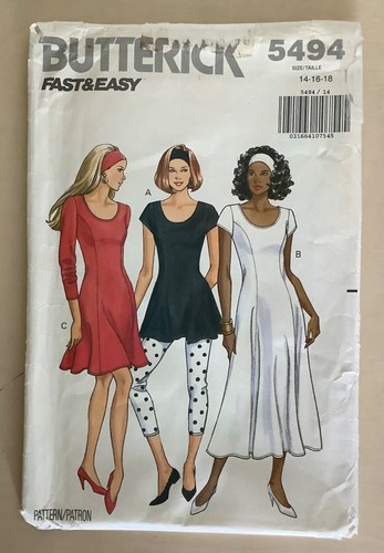 Butterick 5494 uncut sewing - butterick,