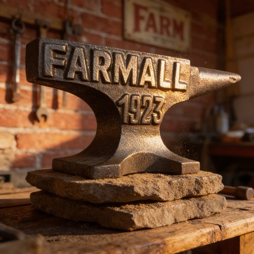 Heavy cast iron farmall - iron, 6"x2"