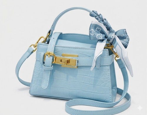 Baby blue premium - blue, croc