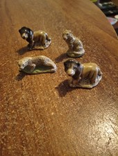 Wade Whimsies Big Cats Collection Two Lions, Leopard And A Tiger