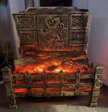 Vintage Berry Magicoal Electric Fire Freestanding 009519 Metal Tested Working