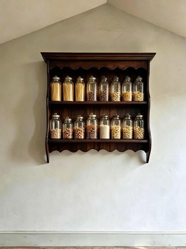 Oak wall shelves - oak,