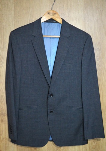 Lewin grey sharkskin blazer - grey,