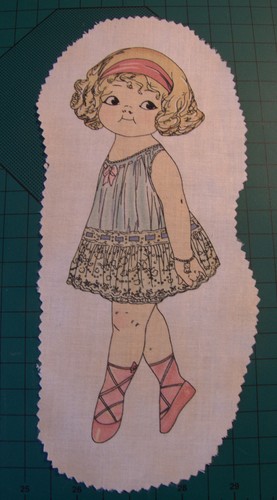 Paper doll fabric set four - fabric,,