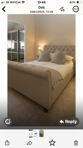 Kingsize bed laura - kingsize, with