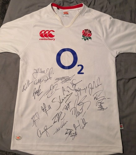 Signed england rugby shirt - rugby,