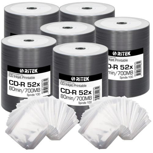 600 ritek pro 700mb 52x - ritek,