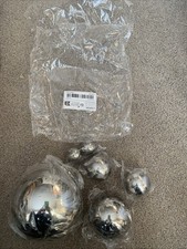 Decorative Chrome Balls Set of