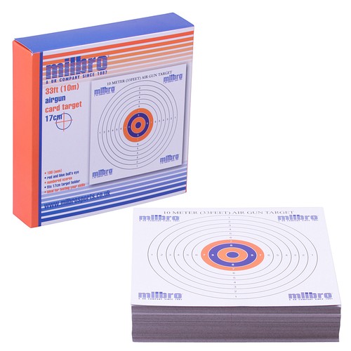 Milbro match card - card, airgun