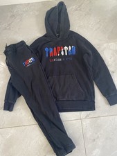 Trapstar Men’s Black Tracksuit Size Large.its Got Imperfections See Photos