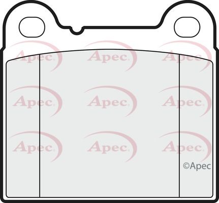 Apec rear brake - brake, set