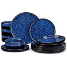 12/24 Piece Dinner set Black
