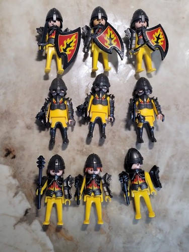 Vintage playmobil red yellow - vintage,