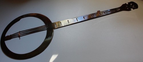 Bluegrass banjo metal wall - bluegrass,