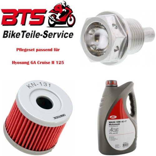 Set oil filter drain plug - 4l,