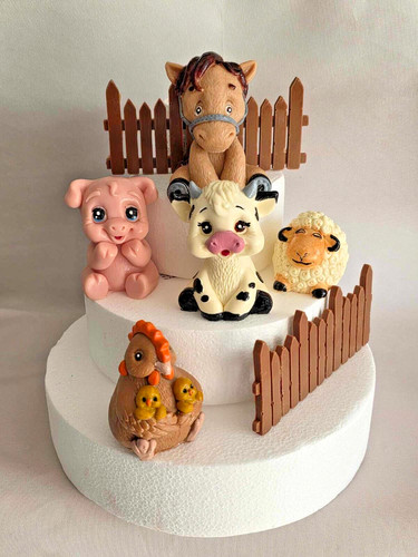 Chocolate cake toppers - 3d,