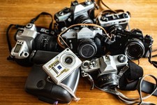 Camera bundle joblot.  Vintage