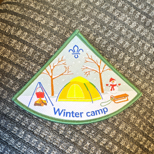 Scouts winter camp blanket - winter,