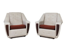 Pair of Mid Century teak