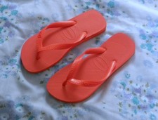 HAVAIANAS Orange Flip-Flops UK