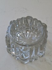 Antique Glass Piano Insulator Castor Cup Foot Victorian 