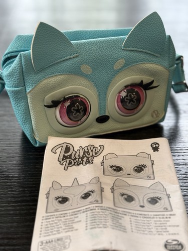 Purse pets blue fierce fox - fierce,