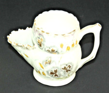 Autumn Scene Vintage Shaving Jug Mug 10cm Tall Ceramic