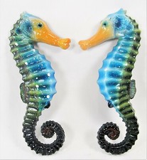 Sea Horse Tropical Wall Plaque