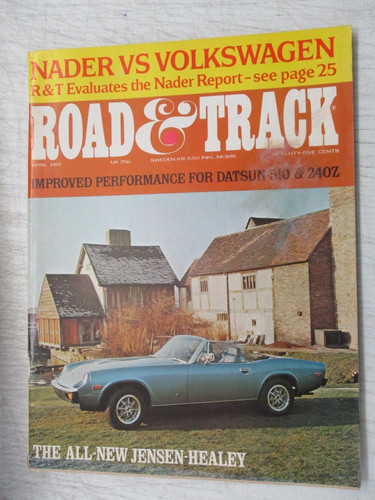 Road track magazine - &,