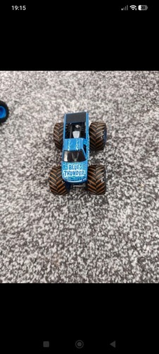 Blue thunder monster - blue, trucks