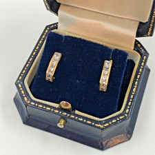 9ct Gold & Clear Stones