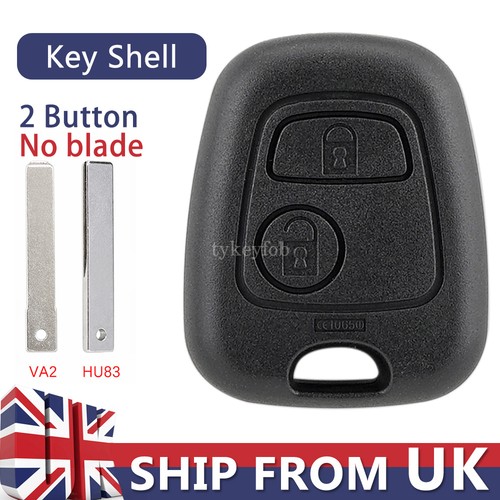 Button remote key fob - 2, case