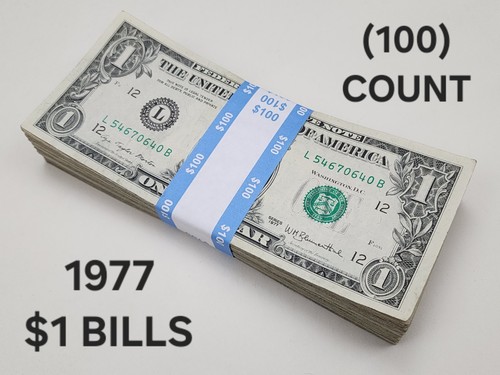 Lot 1 one dollar - (100), $1