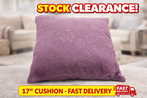 Mauve cushion cover - 17”,