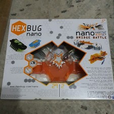 Hexbug Nano Bridge Battle Habitat Set With  3 hex bugs complete 