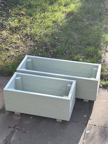 Garden planter wooden - garden, ,