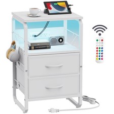 Nightstand White Charger
